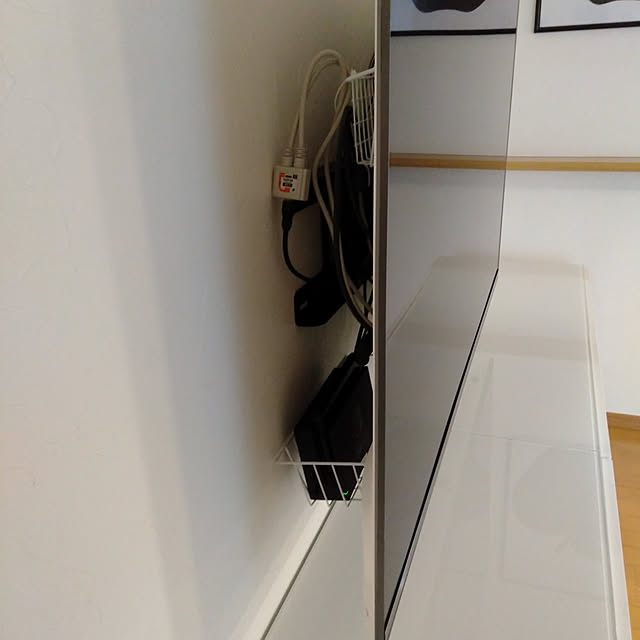 My Shelf,ゲーム機収納,IKEA,100均,テレビの裏に収納 mayの部屋