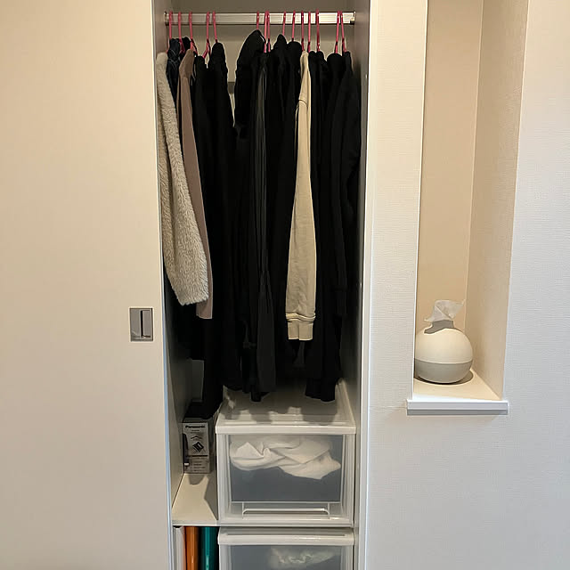 Bedroom,クローゼット整理,クローゼット収納,クローゼット,シンプルライフ,シンプルな暮らし,ミニマリスト,賃貸,賃貸マンション,１DK Remonの部屋