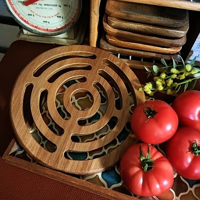 Kitchen,この春、買ってよかったもの,賃貸,癒し,趣味,ごちゃごちゃ,お返事遅くてごめんなさい(｡>ㅅ<｡),いつもありがとう,アカシア,鍋敷き,Standard Products 2menmamaの部屋