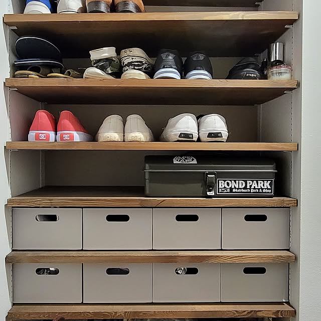My Shelf,ニトリ,収納,見せる収納,シューズクローク mimicoの部屋