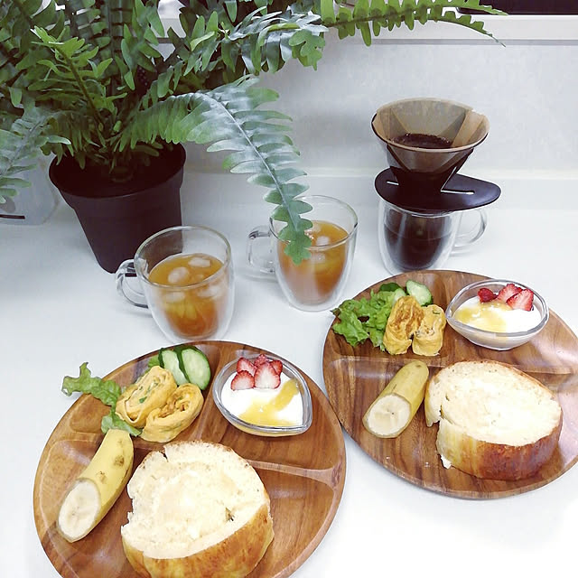 Kitchen,フェイクグリーンのある暮らし,いいねと、フォローの押し逃げすみません！,フェイクグリーン大好き♡,モノトーンインテリア,おうち時間,狭いけど諦めない！,いいね、フォロー本当に感謝です♡,狭い我が家,いいね♡ありがとうございます♡,いつもありがとう(*´ー｀*),フォロワーさんに感謝♡,手作りパン,パンが好き♡,3度の飯よりパンが好き,パン作り初心者,RCの出会いに感謝♡,子供のいる暮らし,パン作り,ホームベーカリー,シロカ,ニトリ,ニトリのワンプレート皿,朝食,小5女子の作る朝食 G.Mの部屋