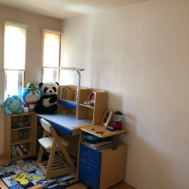 壁紙DIY,壁紙,壁紙屋本舗さん,壁紙屋本舗,壁DIY中,子ども部屋,DIY,壁DIY,DIY初心者,石膏ボード,間仕切りDIY,子ども部屋 男の子,2x4材,Bedroom,ニトリの学習机 she.の部屋
