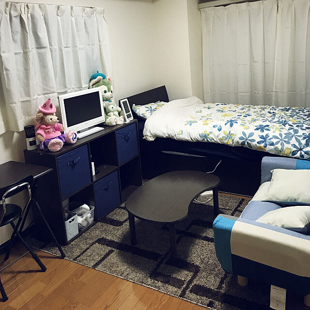 Overview,一人暮らし,ニトリ,ソファ,3COINS saetasoの部屋