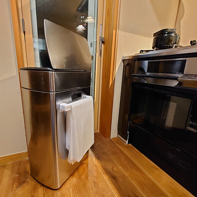 Kitchen,ゴミ袋収納　タオルバー,セリア　タオルバー haganezuka8の部屋