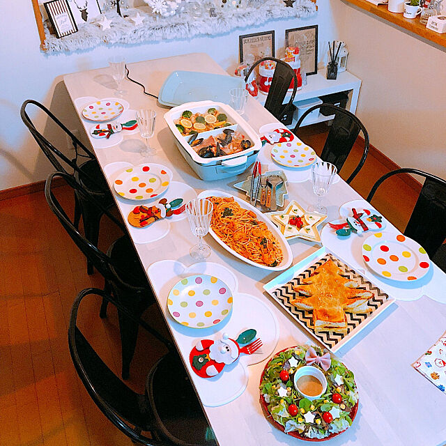 Kitchen,メリークリスマス☆,クリスマスディナー☆,クリスマス,AwesomeStore,夜ごはん,IKEA,家族6人,手作り,子供4人,おうちごはん,クリスマスパーティー luccaの部屋