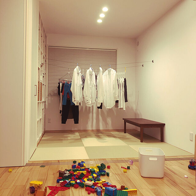 Overview,無印,おもちゃ,洗濯物,畳スペース,花粉症対策,こどもがいる生活 hahaha25の部屋