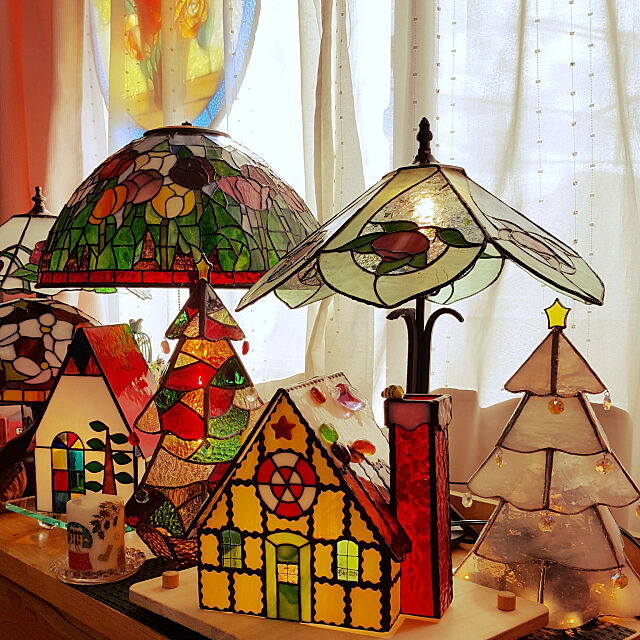 クリスマス,ハウスランプ,ツリーランプ,私のハンドメイド,Overview baabaの部屋