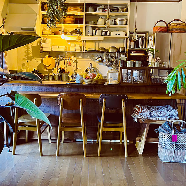 Kitchen,工夫して楽しむ♡,見せる収納,キッチン収納,今あるものに感謝する,いつもいいねありがとうございます,皆さんのお陰で励みになってます♡,DIYカウンターとテーブル,大雑把な収納 kaochiの部屋