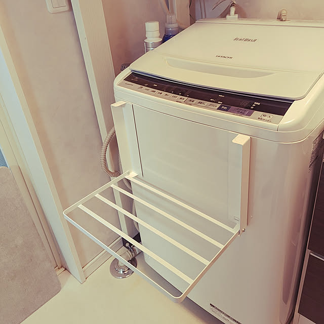 Bathroom,ラック DIY,ラブリコでDIY,洗面所 収納,洗濯機ラック,ランドリースペース,ラブリコ棚,towerシリーズ,ランドリーラック,洗面所,ラブリコ ２×４,縦型洗濯機,縦型洗濯機派,ＤＩＹ,tower,ランドリーラックＤＩＹ,バスタオル収納,tower折り畳み棚,tower折り畳みラック Yukaの部屋