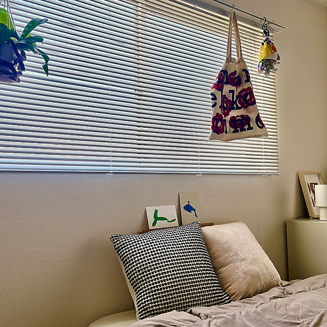 Bedroom,マリメッコのある暮らし,マリメッコ,観葉植物,IKEA fav_thingの部屋