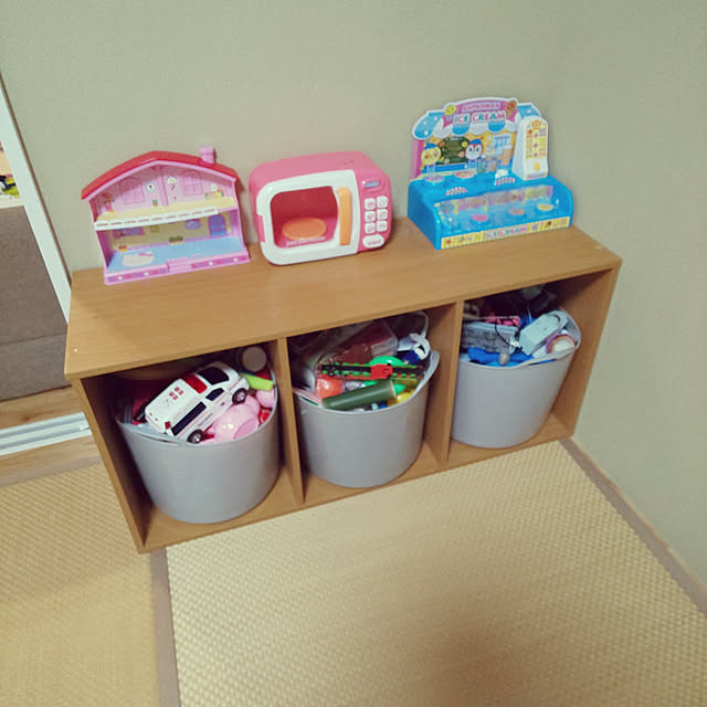My Shelf,子ども部屋収納,カラーボックス,オモチャ収納,ダイソー kohajunの部屋
