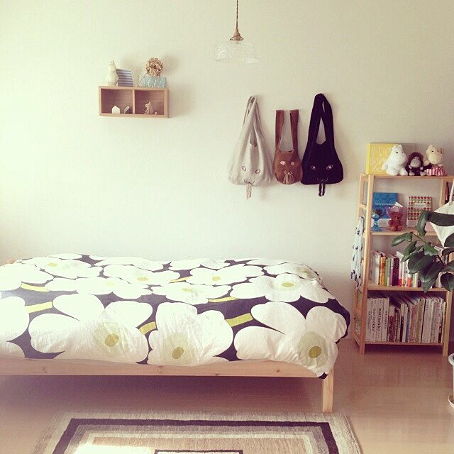 Bedroom,marimekko,minaperhnen,無印良品,Moomin,マリメッコ _miyu__の部屋