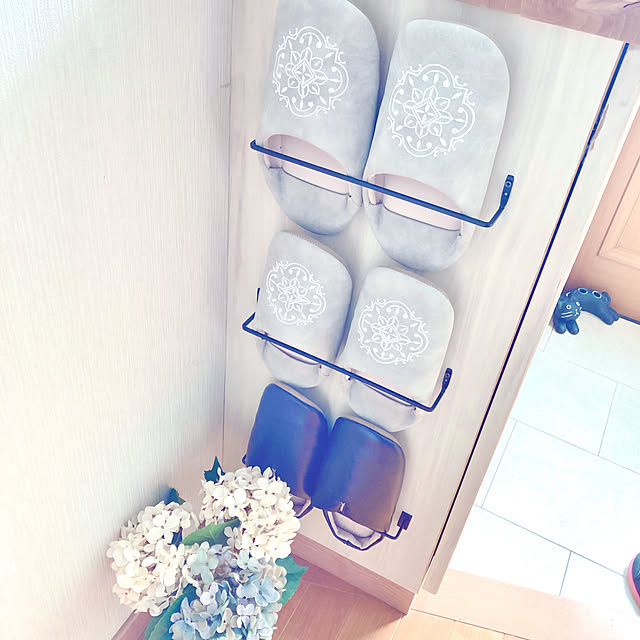 Salyu！,スリッパラックDIY,靴箱 DIY,ルームシューズ,ヘルニアになりました,シンプル,暮らしを楽しむ,建売住宅diy,ナチュラル,わんこのいる暮らし,DIY,カフェ風,Entrance kyorinkoの部屋