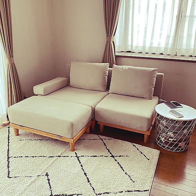 Lounge,ブログで見つけたソファー,ソファ,ナチュラル,捨て活,北欧 mihoの部屋