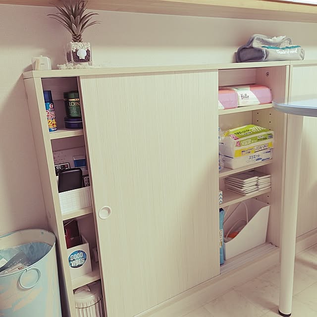 Lounge,おすすめアイテム,イベント参加,カウンター下の収納,楽天で購入,建売住宅,4LDK,シニア世代,断捨離中,ブルー系色大好き,白色が好き,好きな物に囲まれて暮らしたい♡,海辺のリゾートに憧れる,海の見える家に憧れる,お家時間を楽しむ♪,自己満足のインテリア nonnonの部屋