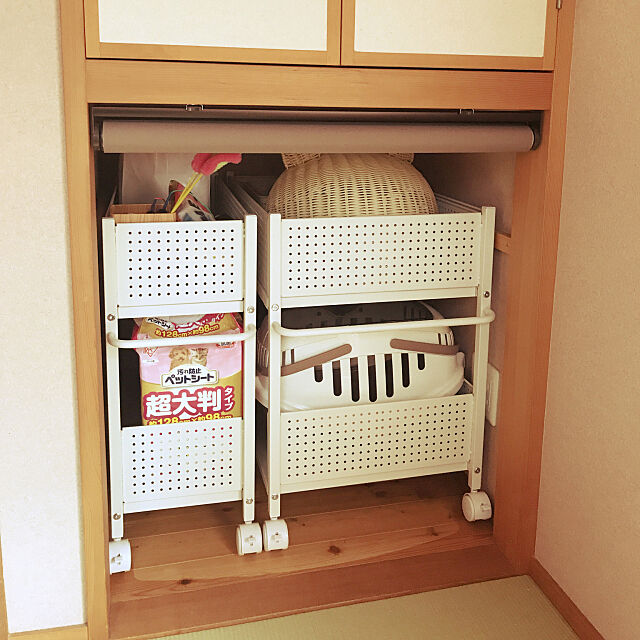 My Shelf,ペットグッズ,yamazen,収納ラック,整理整頓,和室,押入れ収納ラック mako0301の部屋