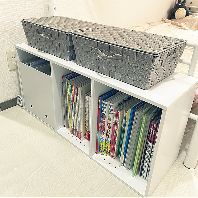本棚,カラーボックス,子供部屋,女の子の部屋,2段ベッド,カインズ,ダイソー NanaStyleの部屋