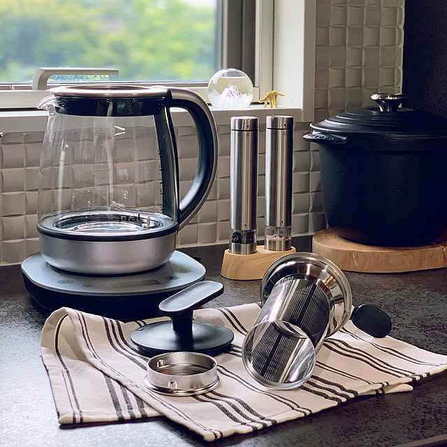 エコカラット,温度コントロールタイプ,ティファール,おうちカフェ,電気ケトル,時短,二階リビング,LIXIL,すっきり暮らしたい,Kitchen,RoomClip mag 掲載 ntayの部屋
