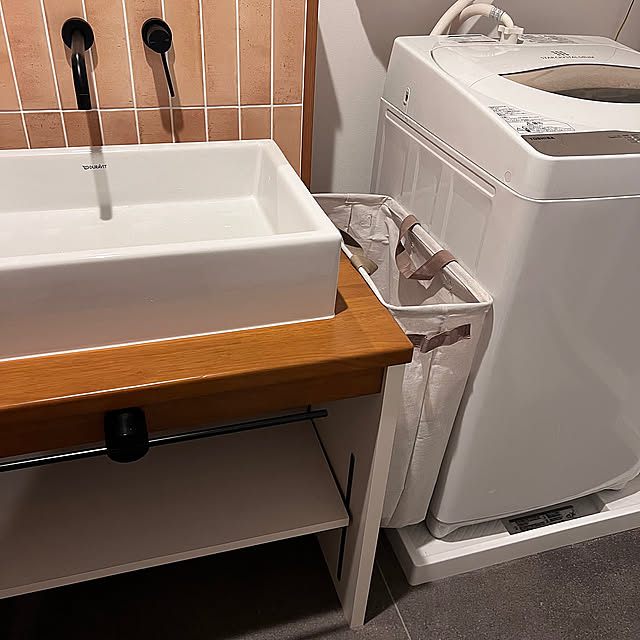 Bathroom,ランドリーバスケット,3COINS,スリコ,隙間活用 pokowheeの部屋