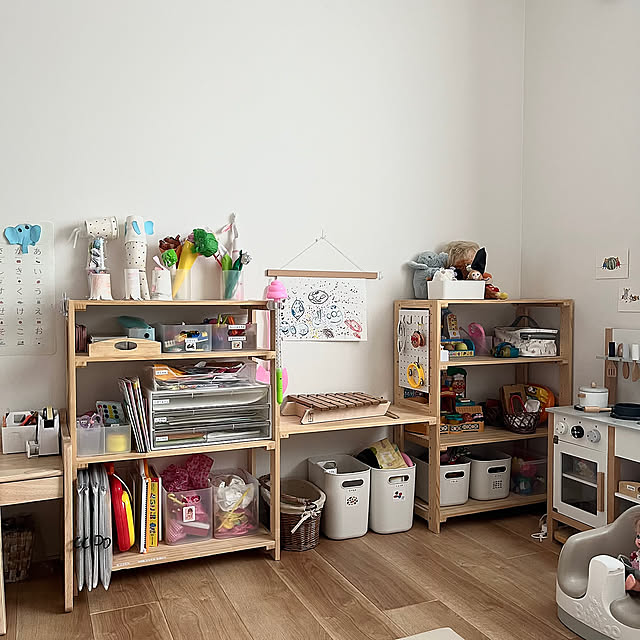 Overview,大和屋,パインラック　マンクス,ニトリ,おもちゃ棚,おもちゃ収納,こどもと暮らすインテリア,こどもと暮らす。,キッズスペース,子どものいる暮らし ayumi_interior_の部屋