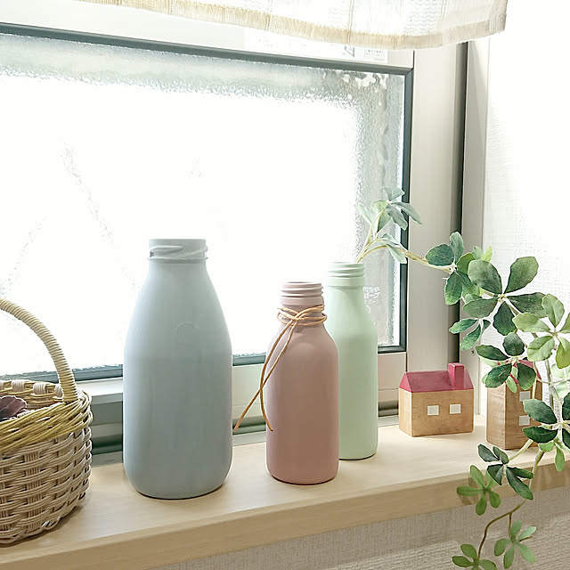 My Shelf,いつもありがとうございます❤️,2020/2/20,空き瓶リメイク,ナチュラル sachiの部屋