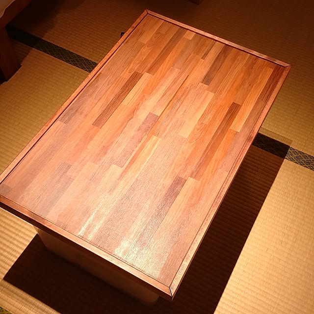 My Desk,DIY,ローテーブル,フタ付きスリムダスト MaGangの部屋