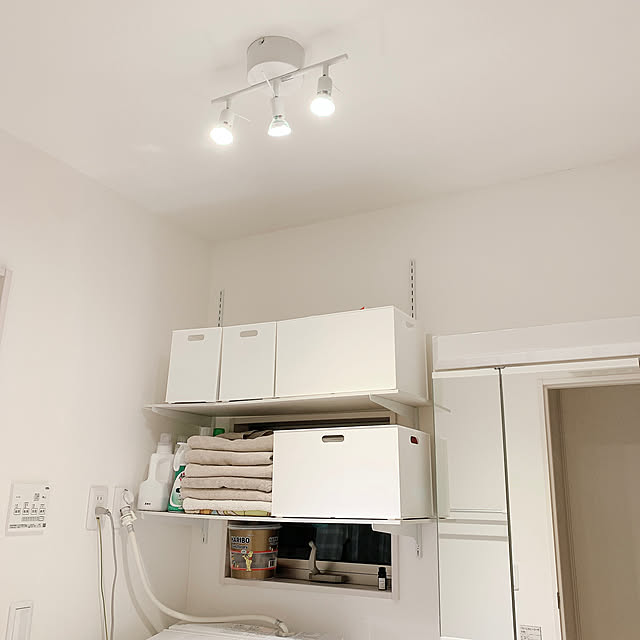 トロス,東芝,建売,建売住宅,可動棚,洗面所,洗濯機,IKEA,Bathroom yun.mkrの部屋