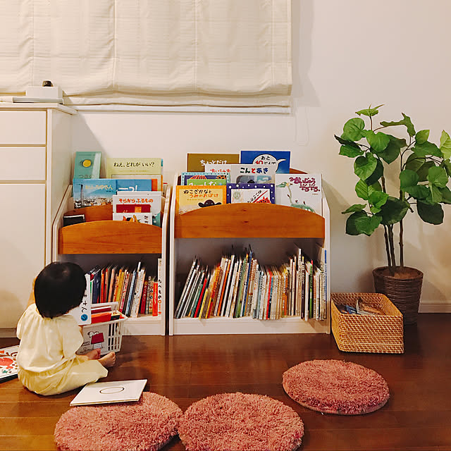 My Shelf,子どもと暮らす,子どものいる暮らし,ホワイトインテリア,フェイクグリーン Mayuの部屋
