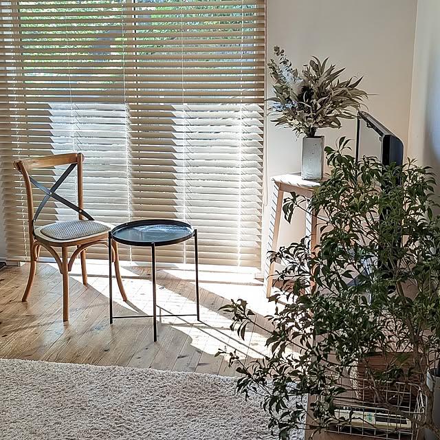 Lounge,リノベーション,リフォーム,シンプルインテリア,ナチュラルインテリア,ウッドブラインド,IKEA kobの部屋