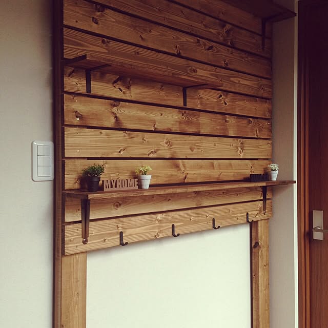 Entrance,セリア,ブライワックス,DIY,ディアウォール DIY Yukoの部屋