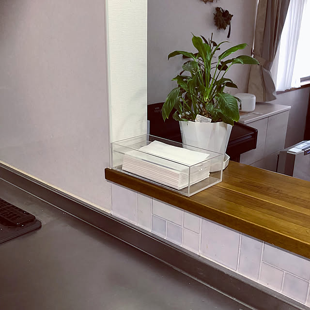Kitchen,キッチンペーパー収納,無印良品,キッチン道具,建売,6人家族,子供4人 nekodaの部屋