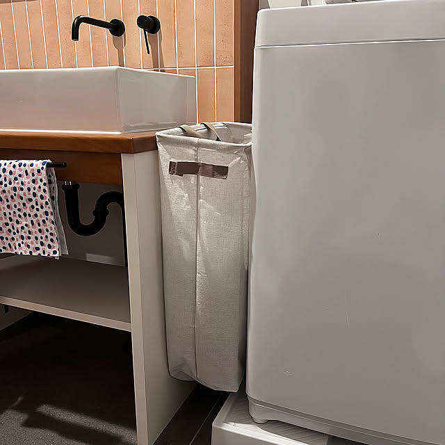 Bathroom,ランドリーバスケット,3COINS,スリコ,隙間活用 pokowheeの部屋
