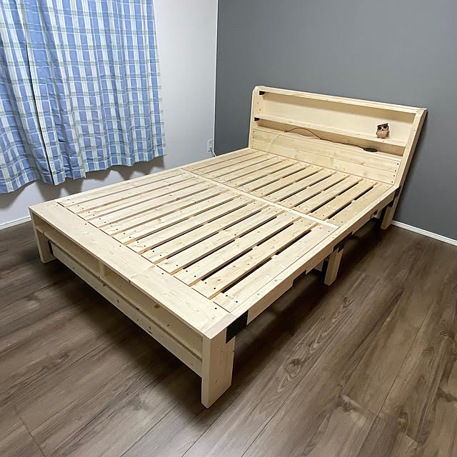 Bedroom,2×4材,すのこベッド,DIY yukikaze_rnの部屋