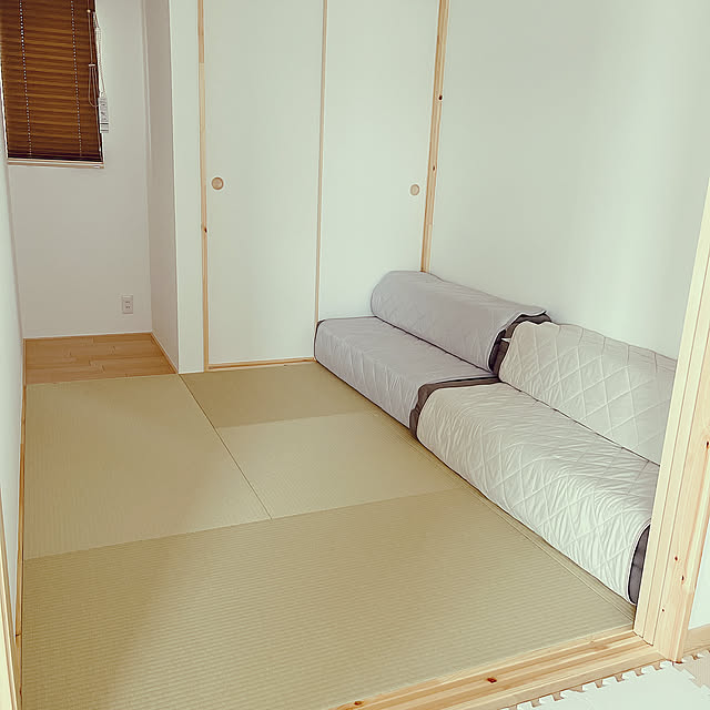 Bedroom,マットレス,和室,スウェーデンハウス,木のぬくもり,子どもと暮らす,新築一戸建て,スウェーデンハウスの暮らし,ニトリ taranoの部屋