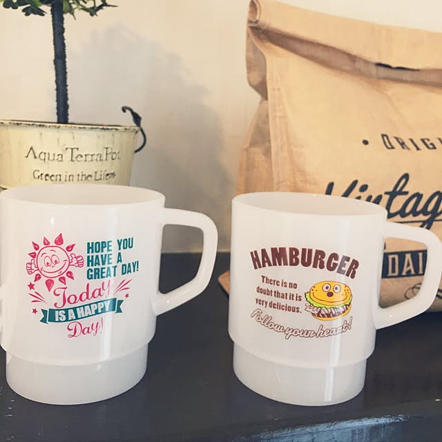 Kitchen,ダイソー戦利品,ダイソー,コップ,プラスチックコップ,プラスチックマグカップ,マグカップ,ig→ayu___home,IGやってます ___a.r.r.y___の部屋