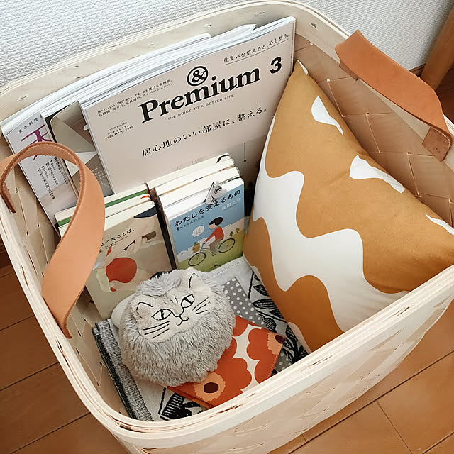 Lounge,一人暮らし,1K,かご,収納,雑誌,本,verso design yukiの部屋