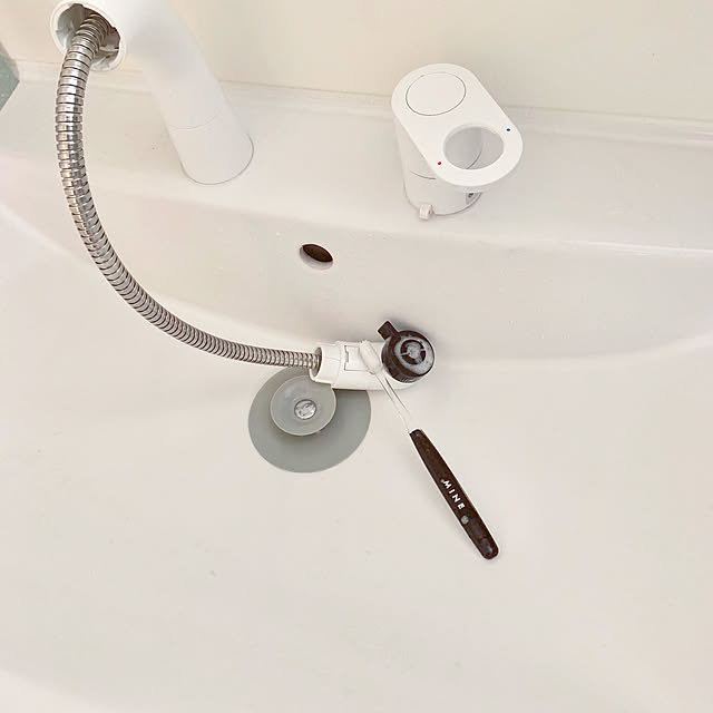 歯ブラシ掃除,シャワーヘッド,小掃除,賃貸でも楽しく♪,Bathroom Minteaの部屋