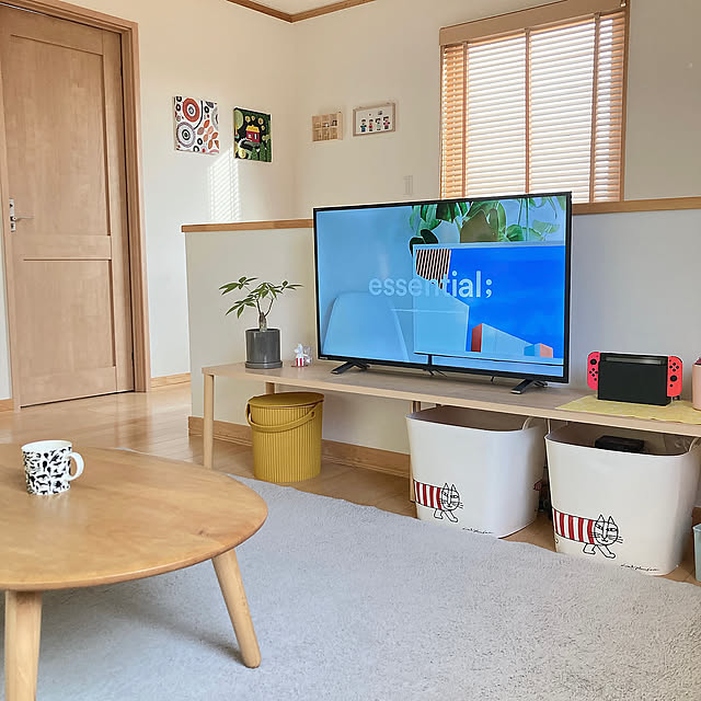 On Walls,新生活,DIY,北欧,北欧雑貨,北欧インテリア,TOSHIBA,スウェーデンハウス,スタックストー,ファミリールーム,オムニウッティ,心地よい暮らし,TOSHIBA REGZA,RoomClipショッピング,おうち見直し企画,40v34,癒し,リラックス空間 Swedishの部屋