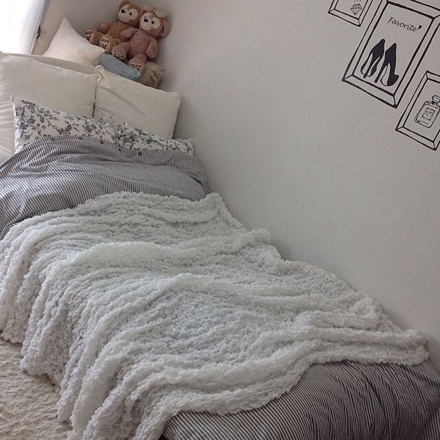 Bedroom,IKEA,一人暮らし,布団カバー Tyの部屋