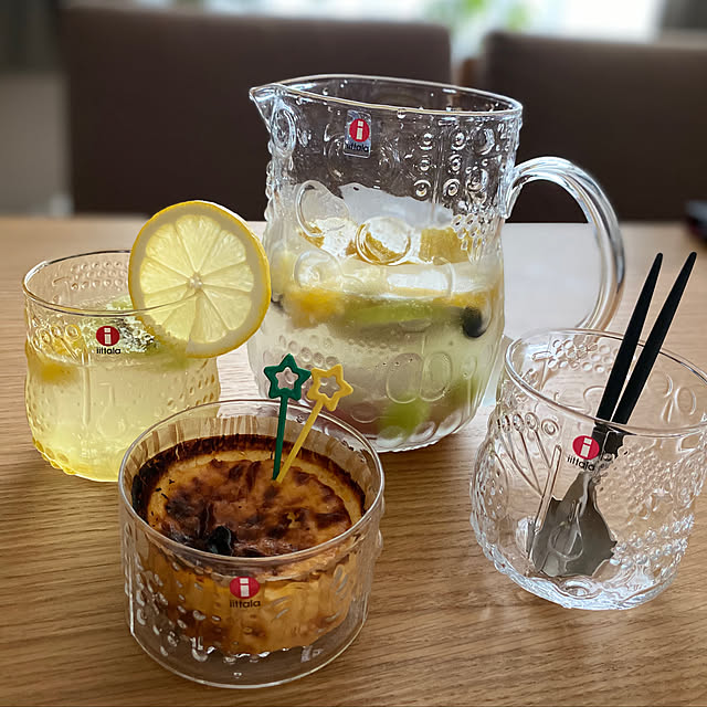 クチポール,Cutipol GOA ,フローラ,フルッタピッチャー,フルッタタンブラー,イッタラ フルッタ,Iittala,夏ドリンク,無印良品,My Desk mugi1123の部屋