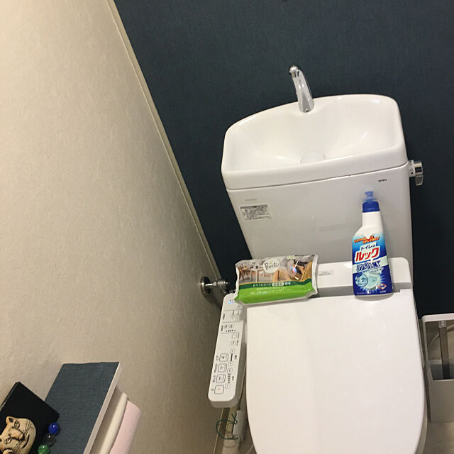ニトリトイレブラシ,トイレのルック,おそうじシート,TOTOトイレ,和風,小掃除,Bathroom okuharuの部屋