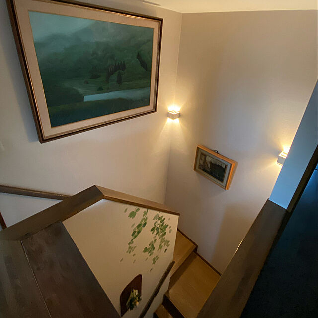 階段照明,ウォールステッカー,日本画,階段,On Walls yumirilの部屋