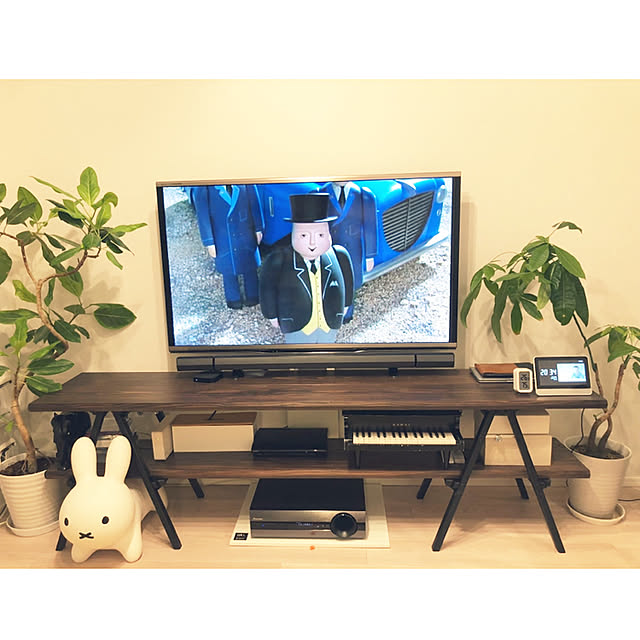 テレビ台DIY,RoomClipアンケート,Lounge nanaの部屋