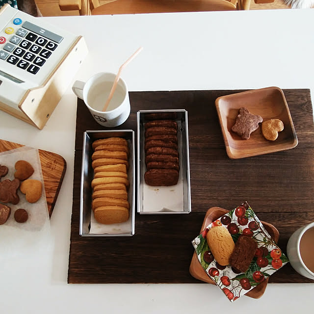 My Desk,おやつ時間,こどものいる暮らし,楽しくお勉強♪,シンプルな暮らし,丁寧な暮らしがしたい,手作りおやつ,2020.12.27,IKEA,日常の風景,無印良品　アカシアプレート,冬休み miwaの部屋