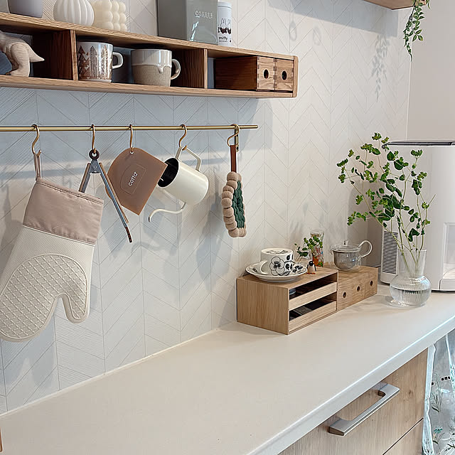 Kitchen,心地よい暮らし,北欧,アラビア,無印良品,雑貨,カフェコーナー riono_ouchiの部屋