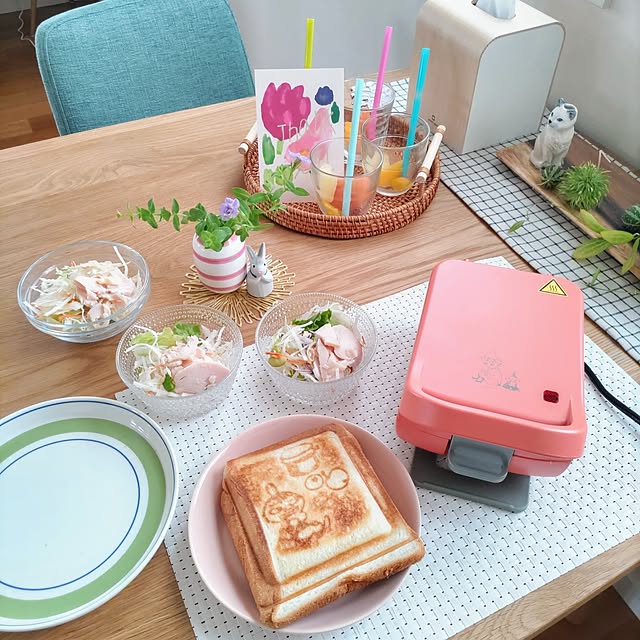 My Desk,RoomClipショッピング,いつもいいねやコメありがとうございます♡,フォロワーの皆様に感謝♡,イベント駆け込み投稿,見てくださる皆様に感謝♡,ムーミンの仲間たち,recolteプレスサンドメーカー,3枚投稿です♡,母の日 Haの部屋