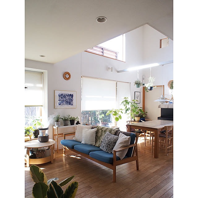 Overview,北欧インテリア,北欧ナチュラル,吹き抜けのある家,緑のある暮らし,グリーンのある暮らし,karf ソファ,karf,リビングインテリア,リビング,ソファ,暮らしを楽しむ,季節を感じる暮らし,カウニステ,心地よい暮らし noriflowerの部屋