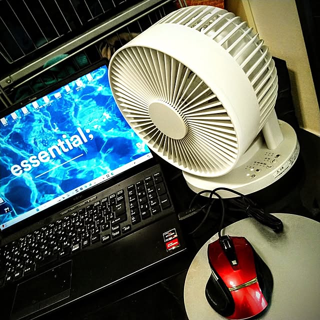 My Desk,B型人間,自分らしく生きる,なにかと雑,笑って生きよう,無印良品,サーキュレーター YASUの部屋