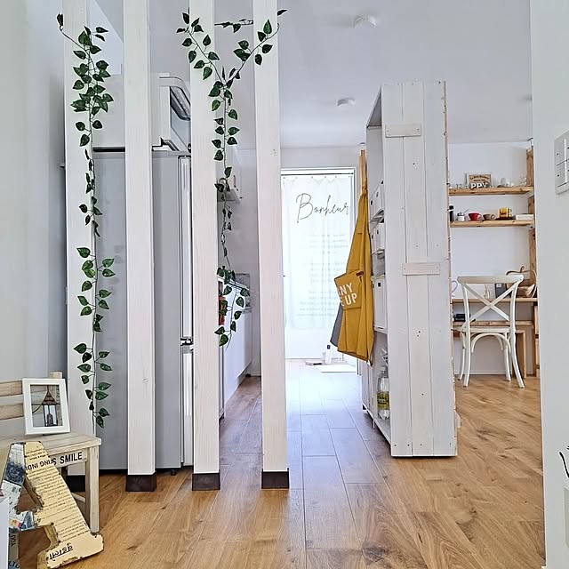 Entrance,賃貸インテリア,DIY,一人暮らし,賃貸,1R,ひとり暮らし,賃貸でも楽しく♪,賃貸アパート,築50年,0LDK,50㎡,ディアウォール,仕切り Ryoの部屋