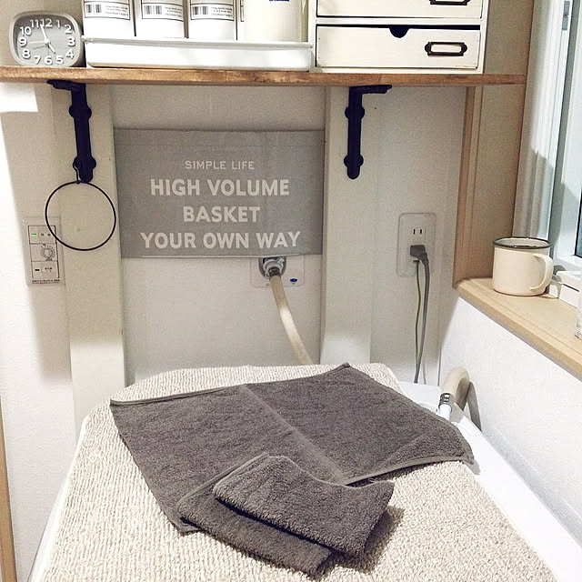Bathroom,無印良品,モノ集め,ぞうきん,RCの皆さまに感謝♡,コメントお気遣いなく♡,連投すみません(｡><),いつもいいねやコメント感謝です♩ akkoの部屋
